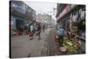 Shops Display Products Arriving Thanks to the Indian Railways, Darjeeling, India-Roberto Moiola-Stretched Canvas