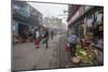 Shops Display Products Arriving Thanks to the Indian Railways, Darjeeling, India-Roberto Moiola-Mounted Photographic Print