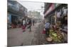 Shops Display Products Arriving Thanks to the Indian Railways, Darjeeling, India-Roberto Moiola-Mounted Photographic Print