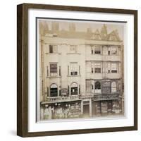 Shops in Aldersgate Street, City of London, C1865-null-Framed Giclee Print