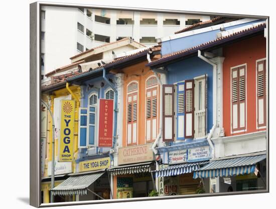 Shops in Little India, Singapore, Southeast Asia-Amanda Hall-Framed Photographic Print