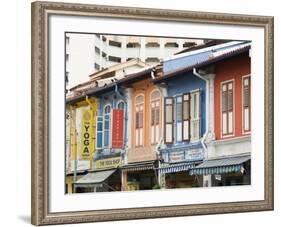 Shops in Little India, Singapore, Southeast Asia-Amanda Hall-Framed Photographic Print