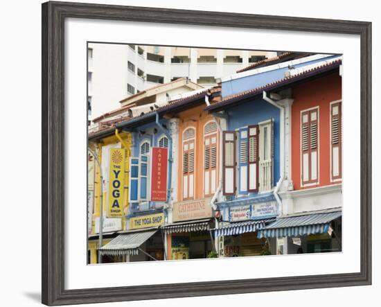 Shops in Little India, Singapore, Southeast Asia-Amanda Hall-Framed Photographic Print