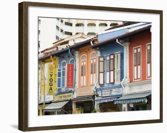 Shops in Little India, Singapore, Southeast Asia-Amanda Hall-Framed Photographic Print