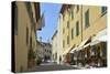 Shops in the Centre of the Old Town, Radda in Chianti, Tuscany, Italy, Europe-Peter Richardson-Stretched Canvas