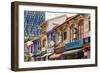 Shops on Arab Street in the Malay Heritage District, Singapore.-Russ Bishop-Framed Photographic Print