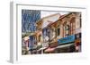 Shops on Arab Street in the Malay Heritage District, Singapore.-Russ Bishop-Framed Photographic Print