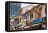 Shops on Arab Street in the Malay Heritage District, Singapore.-Russ Bishop-Framed Stretched Canvas