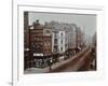 Shops on Bishopsgate, London, October 1909-null-Framed Photographic Print