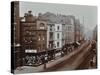 Shops on Bishopsgate, London, October 1909-null-Stretched Canvas