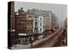 Shops on Bishopsgate, London, October 1909-null-Stretched Canvas