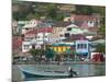 Shops, Restaurants and Wharf Road, The Carenage, Grenada, Caribbean-Walter Bibikow-Mounted Photographic Print