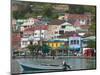 Shops, Restaurants and Wharf Road, The Carenage, Grenada, Caribbean-Walter Bibikow-Mounted Photographic Print
