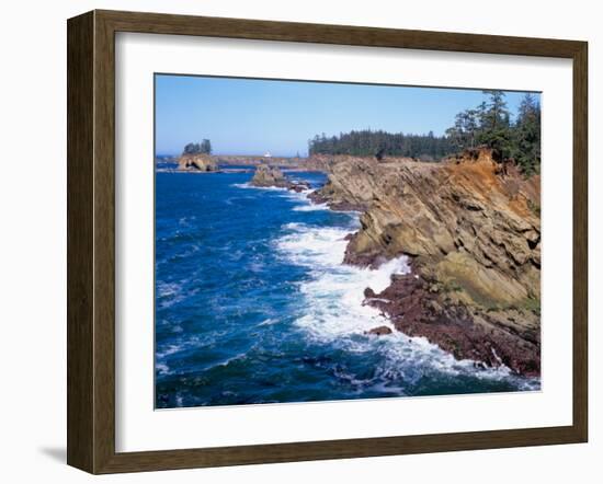Shore Acres State Park, Oregon Coast, USA-Janis Miglavs-Framed Premium Photographic Print