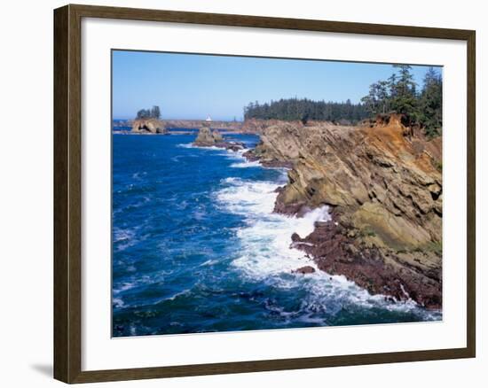 Shore Acres State Park, Oregon Coast, USA-Janis Miglavs-Framed Photographic Print