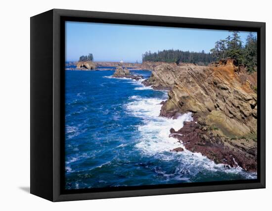 Shore Acres State Park, Oregon Coast, USA-Janis Miglavs-Framed Stretched Canvas