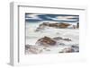 Shore Acres State Park, Oregon, USA. Blur of waves flowing over rocks.-Emily Wilson-Framed Photographic Print