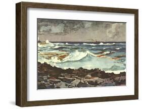 Shore and Surf, Nassau-Winslow Homer-Framed Collectable Print