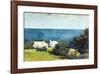 Shore at Bermuda-Winslow Homer-Framed Art Print