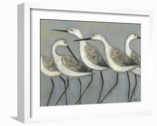 Shore Birds I-Norman Wyatt Jr^-Framed Art Print