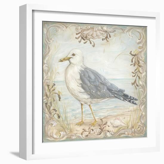 Shore Birds IV-Kate McRostie-Framed Art Print