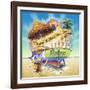 Shore Good Time Boat-James Mazzotta-Framed Giclee Print