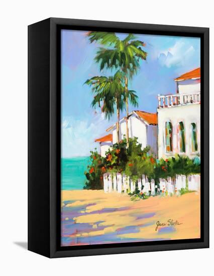 Shore House-Jane Slivka-Framed Stretched Canvas