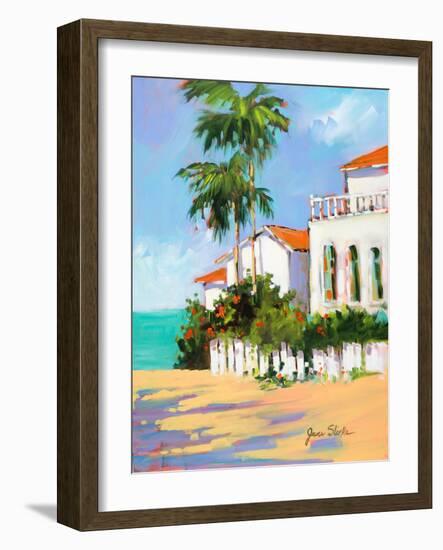 Shore House-Jane Slivka-Framed Art Print