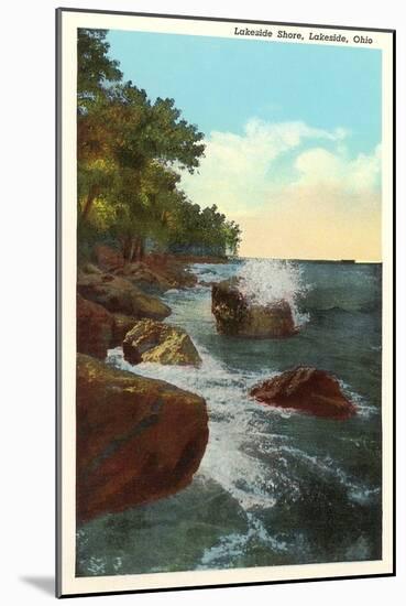 Shore, Lakeside, Ohio-null-Mounted Art Print