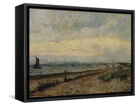 Shore Scene-John William Buxton Knight-Framed Stretched Canvas