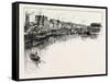 Shore Street-null-Framed Stretched Canvas