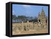 Shore Temple at Mahabalipuram, Unesco World Heritage Site, Chennai, Tamil Nadu, India-Occidor Ltd-Framed Stretched Canvas