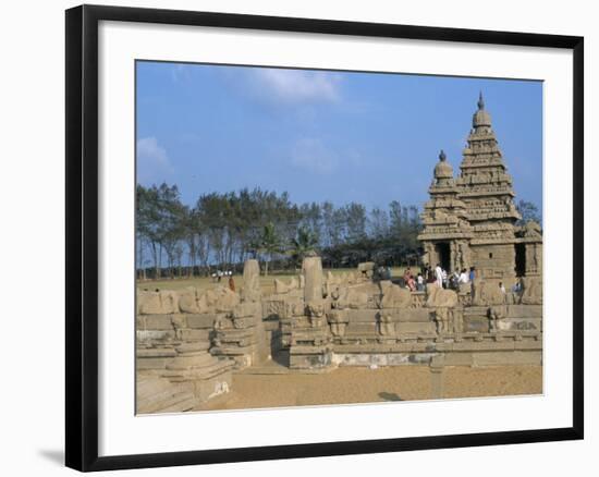 Shore Temple at Mahabalipuram, Unesco World Heritage Site, Chennai, Tamil Nadu, India-Occidor Ltd-Framed Photographic Print