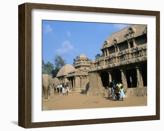 Shore Temple, Mahabalipuram, Unesco World Heritage Site, Chennai, Tamil Nadu, India-Occidor Ltd-Framed Photographic Print