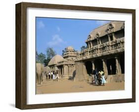 Shore Temple, Mahabalipuram, Unesco World Heritage Site, Chennai, Tamil Nadu, India-Occidor Ltd-Framed Photographic Print