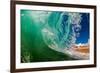 Shorebreak wave, Baja California Sur, Mexico-Mark A Johnson-Framed Photographic Print