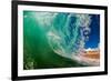 Shorebreak wave, Baja California Sur, Mexico-Mark A Johnson-Framed Photographic Print