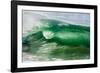 Shorebreak wave, Shelly Beach, Caloundra, Sunshine Coast, Queensland, Australia-Mark A Johnson-Framed Photographic Print