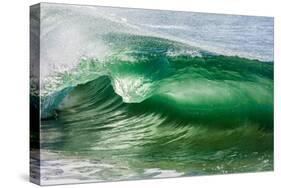 Shorebreak wave, Shelly Beach, Caloundra, Sunshine Coast, Queensland, Australia-Mark A Johnson-Stretched Canvas