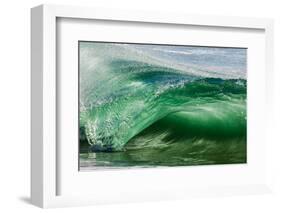 Shorebreak wave, Shelly Beach, Caloundra, Sunshine Coast, Queensland, Australia-Mark A Johnson-Framed Photographic Print