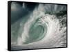 Shorebreak Waves in Waimea Bay-Rick Doyle-Framed Stretched Canvas