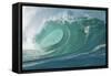 Shorebreak Waves in Waimea Bay-Rick Doyle-Framed Stretched Canvas