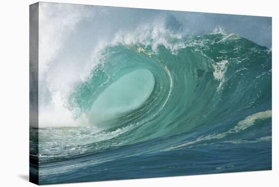 Shorebreak Waves in Waimea Bay-Rick Doyle-Stretched Canvas