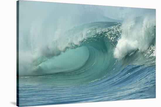 Shorebreak Waves in Waimea Bay-Rick Doyle-Stretched Canvas