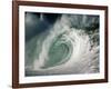 Shorebreak Waves in Waimea Bay-Rick Doyle-Framed Photographic Print