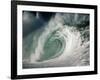 Shorebreak Waves in Waimea Bay-Rick Doyle-Framed Photographic Print