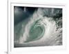 Shorebreak Waves in Waimea Bay-Rick Doyle-Framed Photographic Print