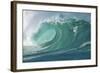 Shorebreak Waves in Waimea Bay-Rick Doyle-Framed Photographic Print