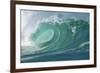 Shorebreak Waves in Waimea Bay-Rick Doyle-Framed Photographic Print