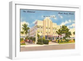 Shorecrest Hotel, Miami Beach, Florida-null-Framed Art Print